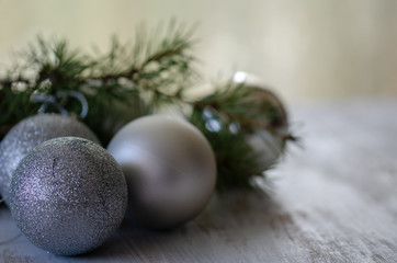 Fototapeta na wymiar Christmas ornaments