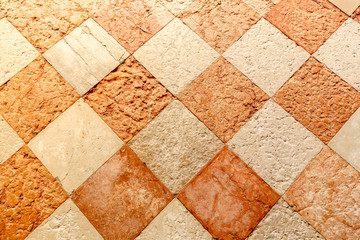 Marble Checkered Floor Tiles