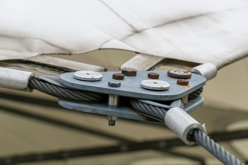 steel cable - tools on a white background