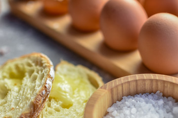 Cooking ingredients for home recipe process preparation food meal. Food concept.