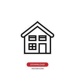 Home icon vector. House symbol.