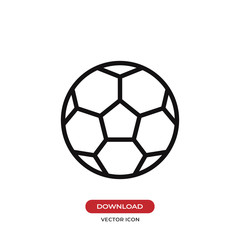 Obraz premium Football icon vector