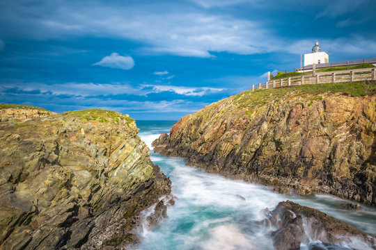 Lighthouse of Tapia del Casariego, Asturias (Spain)