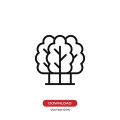 Trees icon vector