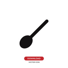 Spoon icon vector