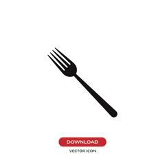 Fork icon vector