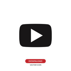 Video play button icon
