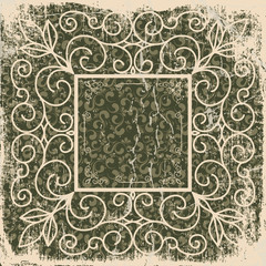 Vintage card with space for text