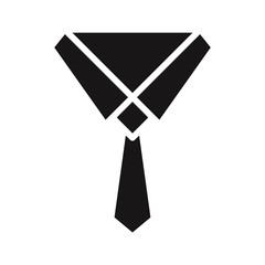 Necktie icon vector