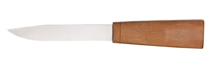 Hunting knife isolated on white