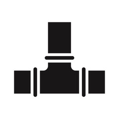 Pipe icon vector