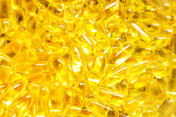 Fish oil capsules packed with omega 3 healthy lifestyle