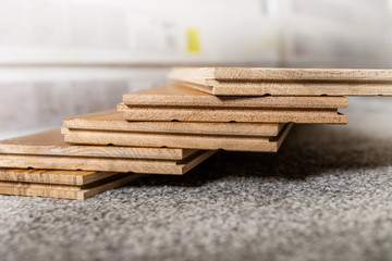 House renovation with changing of the floor from carpets to soli