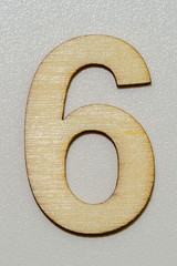 Buchstaben_33     Zahl Sechs