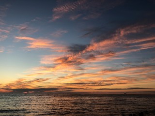 Obraz na płótnie Canvas Sunset, mobile photo
