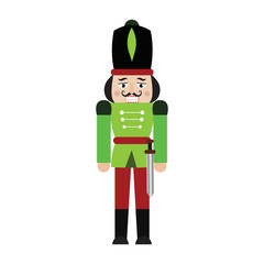 Cute nutcracker soldier