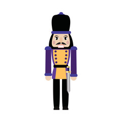 Cute nutcracker soldier