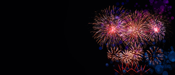 Fototapeta premium Wunderschönes Feuerwerk