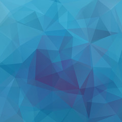 Abstract polygonal vector background. Blue geometric vector illustration. Creative design template.