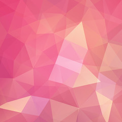 Fototapeta premium Abstract geometric style pink background. Pastel pink business background Vector illustration