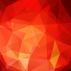 Background of geometric shapes. Red mosaic pattern. Vector EPS 10. Vector illustration