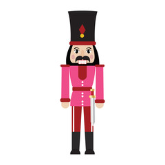 Cute nutcracker soldier