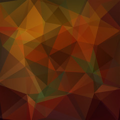 Abstract background consisting of brown triangles. Geometric design for business presentations or web template banner flyer. Vector illustration