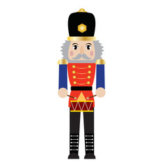 Cute nutcracker soldier