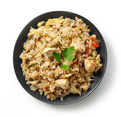 plate of asian food