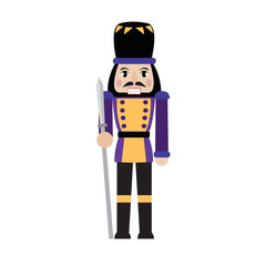 Cute nutcracker soldier