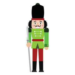 Cute nutcracker soldier
