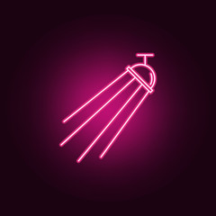 ceiling spotlight icon. Elements of Spotlight in neon style icons. Simple icon for websites, web design, mobile app, info graphics