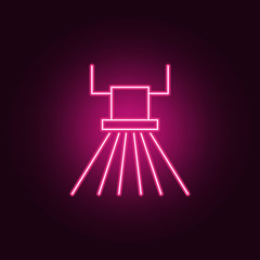 ceiling spotlight icon. Elements of Spotlight in neon style icons. Simple icon for websites, web design, mobile app, info graphics