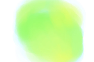 Hand drawn colorful digital spot on isolated white. Colored aquarelle blotch. Watercolour splotch. Paint and ink smudges. Blur stain. Trendy label brush stroke background