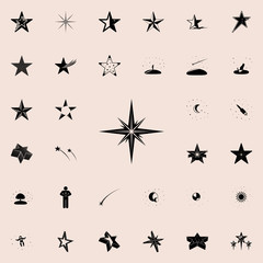 star icon. Stars icons universal set for web and mobile