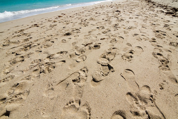 Sand at Miami beach