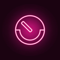 speedometer icon. Elements of web in neon style icons. Simple icon for websites, web design, mobile app, info graphics