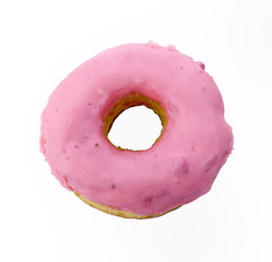  Donut isolated on white background