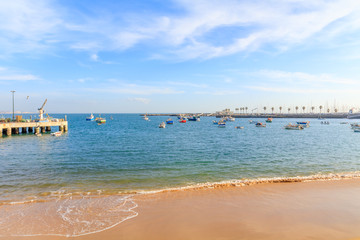 Fototapeta premium Vista da Baia de Cascais Portugal