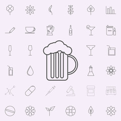 beer glass icon. web icons universal set for web and mobile