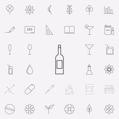 a bottle of wine icon. web icons universal set for web and mobile