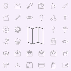 expanded map icon. web icons universal set for web and mobile