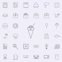 Fototapeta premium ice-cream icon. web icons universal set for web and mobile