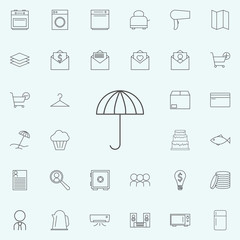 umbrella icon. web icons universal set for web and mobile