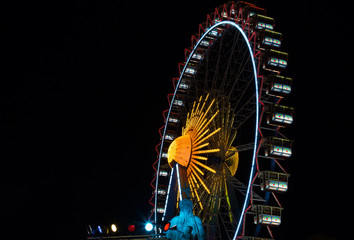 ferris wheel at night Berlin
