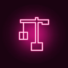 loading crane icon. web icons universal set for web and mobile