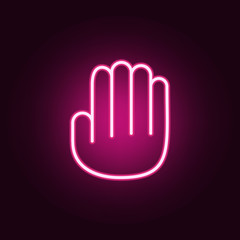 palm icon. web icons universal set for web and mobile