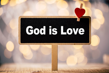 God is Love Concept