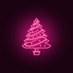 Christmas tree icon. Winter icons universal set for web and mobile