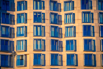 Fototapeta na wymiar Facade of a building in Berlin